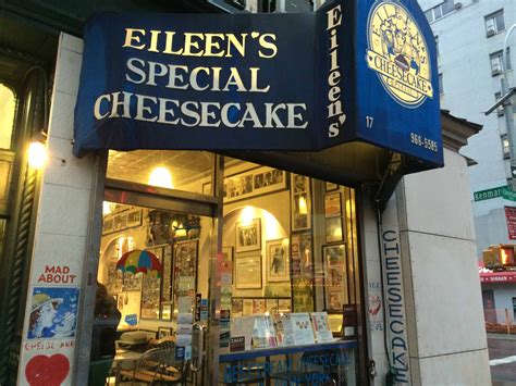 Eileens cheesecake nyc - Specialties: New York's Favorite Cream Cheese Cake! Established in 1974. Eileen's Special Cheesecake opened for business in December, 1975, and arrived in Lower Manhattan on December 4, 1976. Our location at 17 Cleveland Place, opposite Spring and Lafayette Streets, on the corner of Kenmare and Centre Streets, was not even listed on …